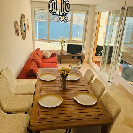 Apartment 1a Linea Vistas Al Mar Salida Directa Playa Wifi Piscina Terraza Amplia