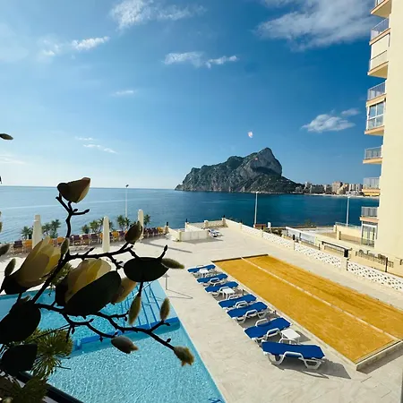 1a Linea Vistas Al Mar Salida Directa Playa Wifi Piscina Terraza Amplia * Calpe